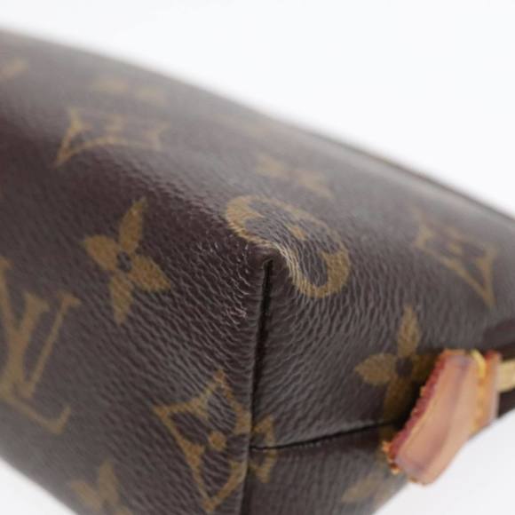 LOUIS VUITTON Monogram Pochette Cosmetic PM Cosmetic Pouch M47515 LV Auth 90622 - Picture 7 of 16